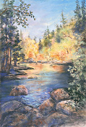 Autumn in Big Trees State Park